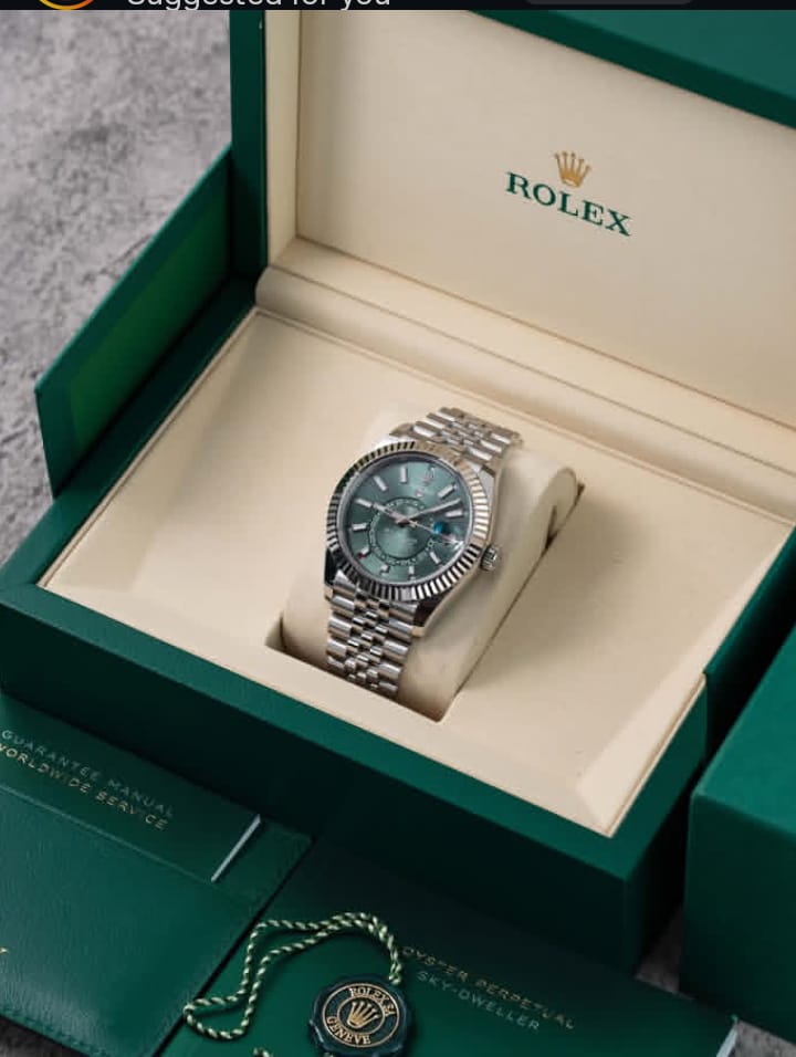 Rolex Sky-Dweller Green Dial watch for Men/Unisex