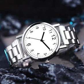 Axyela Silver Chain chronograph Watch