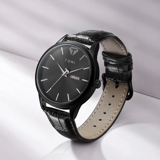 TOMI T-045 Day Date Quartz Wrist Watch For Men