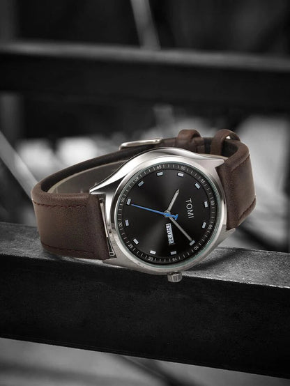 TOMI T-030 Men's Watch Date Day, Strap Watch