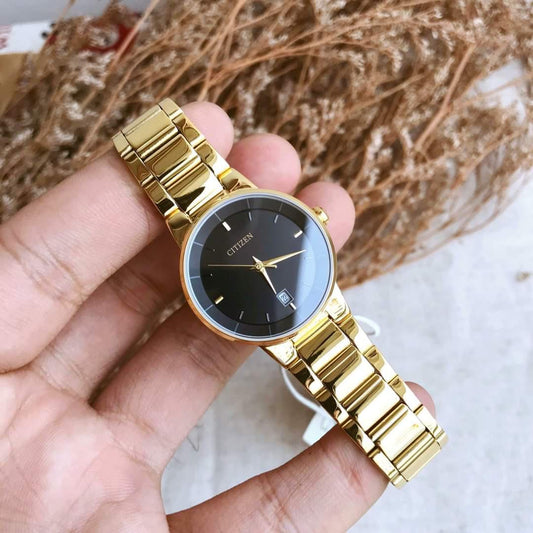 CITIZEN Womens Quartz Watch, Analog Display And Stainless Steel Strap, Gold