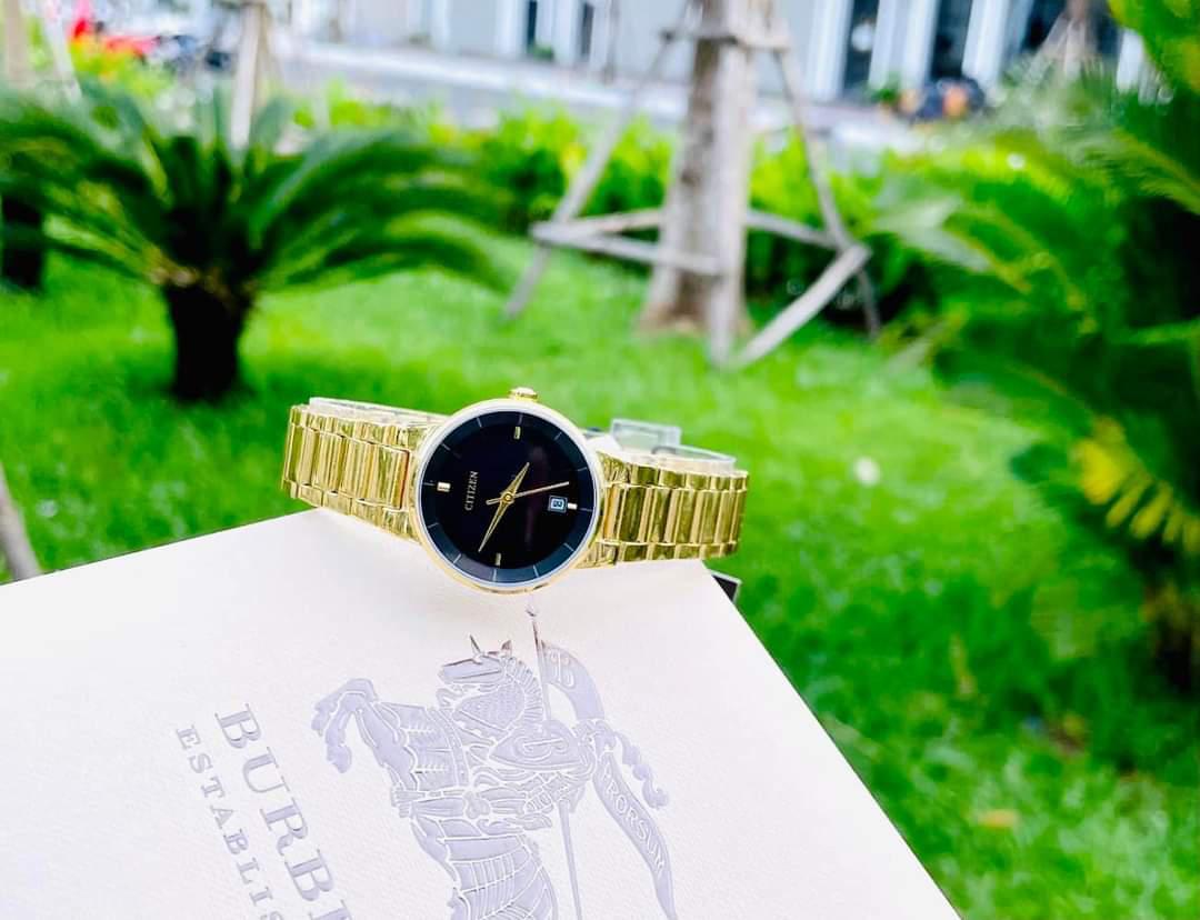 CITIZEN Womens Quartz Watch, Analog Display And Stainless Steel Strap, Gold