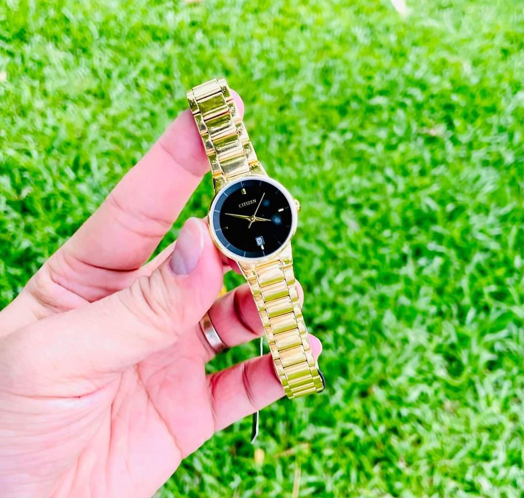 CITIZEN Womens Quartz Watch, Analog Display And Stainless Steel Strap, Gold