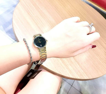 CITIZEN Womens Quartz Watch, Analog Display And Stainless Steel Strap, Gold