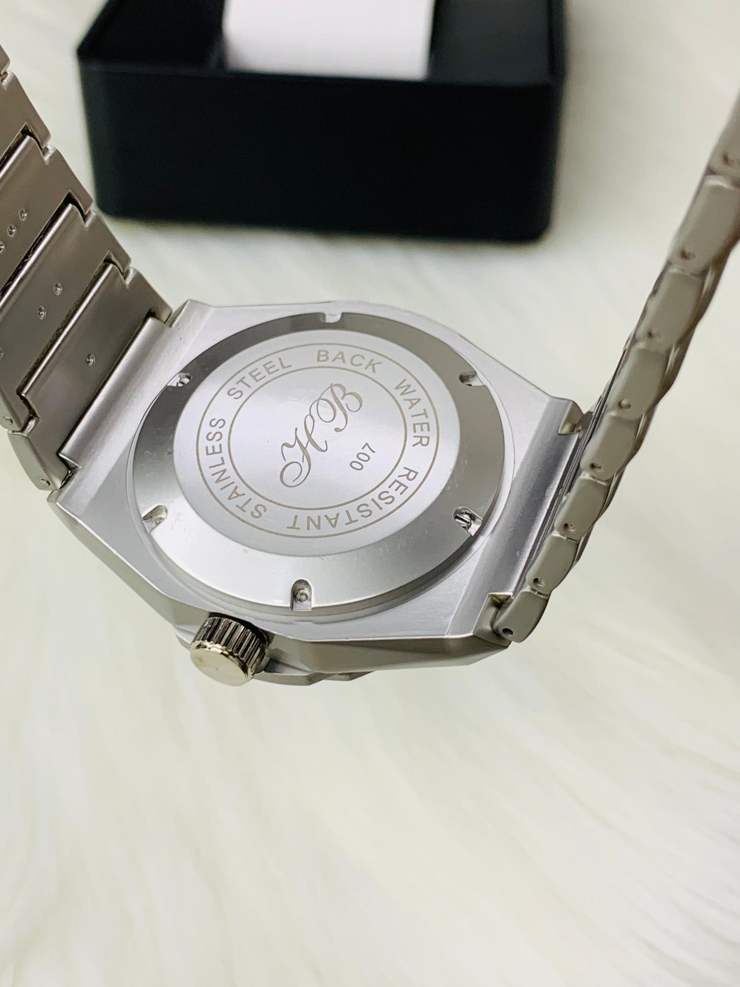 Matte HB Skeleton | Diamond Cut Model | Engraved Chain (Silver)