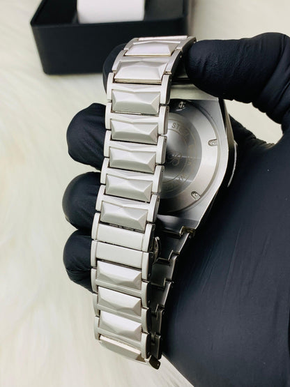 Matte HB Skeleton | Diamond Cut Model | Engraved Chain (Silver)