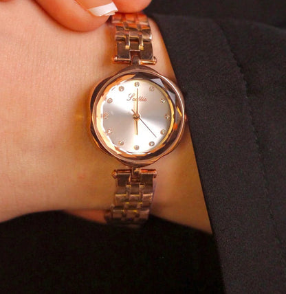 Scottie 9341 Women's Luxury Quartz Wristwatch Casual Stainless Steel