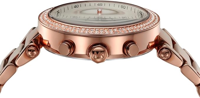 Michael Kors Women’s Quartz Stainless Steel Mother of pearl Dial 39mm Watch MK5491