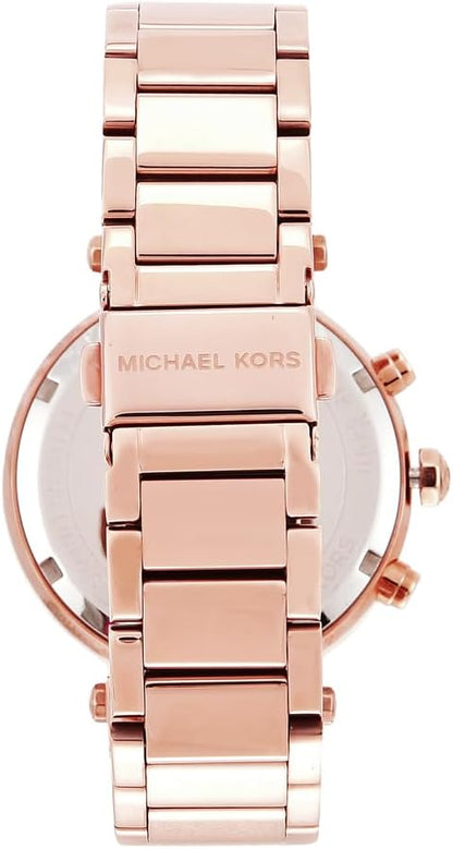 Michael Kors Women’s Quartz Stainless Steel Mother of pearl Dial 39mm Watch MK5491