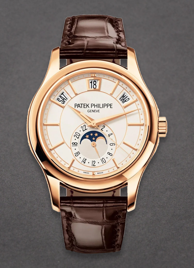 Patek Philippe Annual Calendar in Rose Gold on Brown Leather Strap