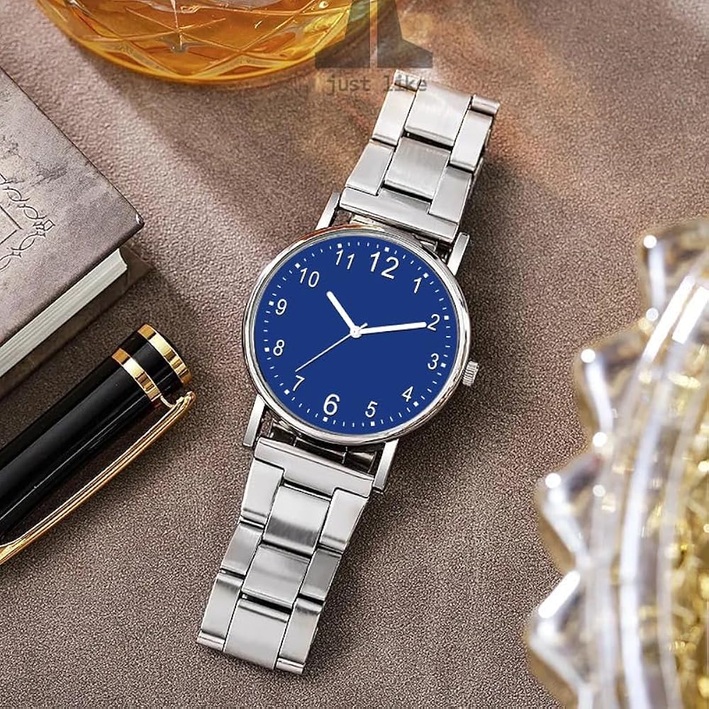 Axyela Silver Chain chronograph Watch