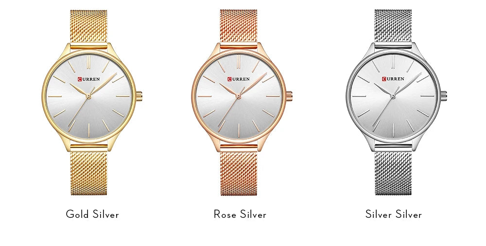 CURREN 9024 Women's Stainless Steel Watch