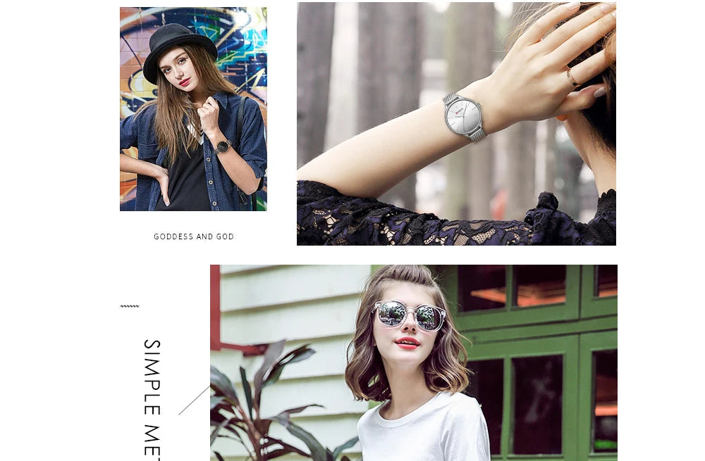 CURREN 9024 Women's Stainless Steel Watch