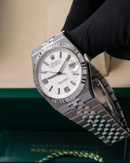 Rolex Land-Dweller Oyster , 40 mm, Oystersteel and white gold