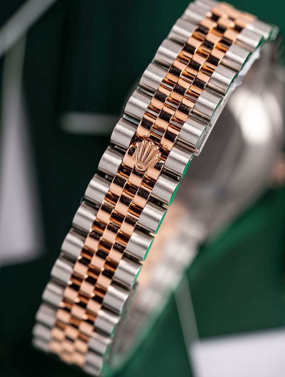 This is a Rolex Oyster Perpetual Datejust | Wimbledon dial with Roman numeral