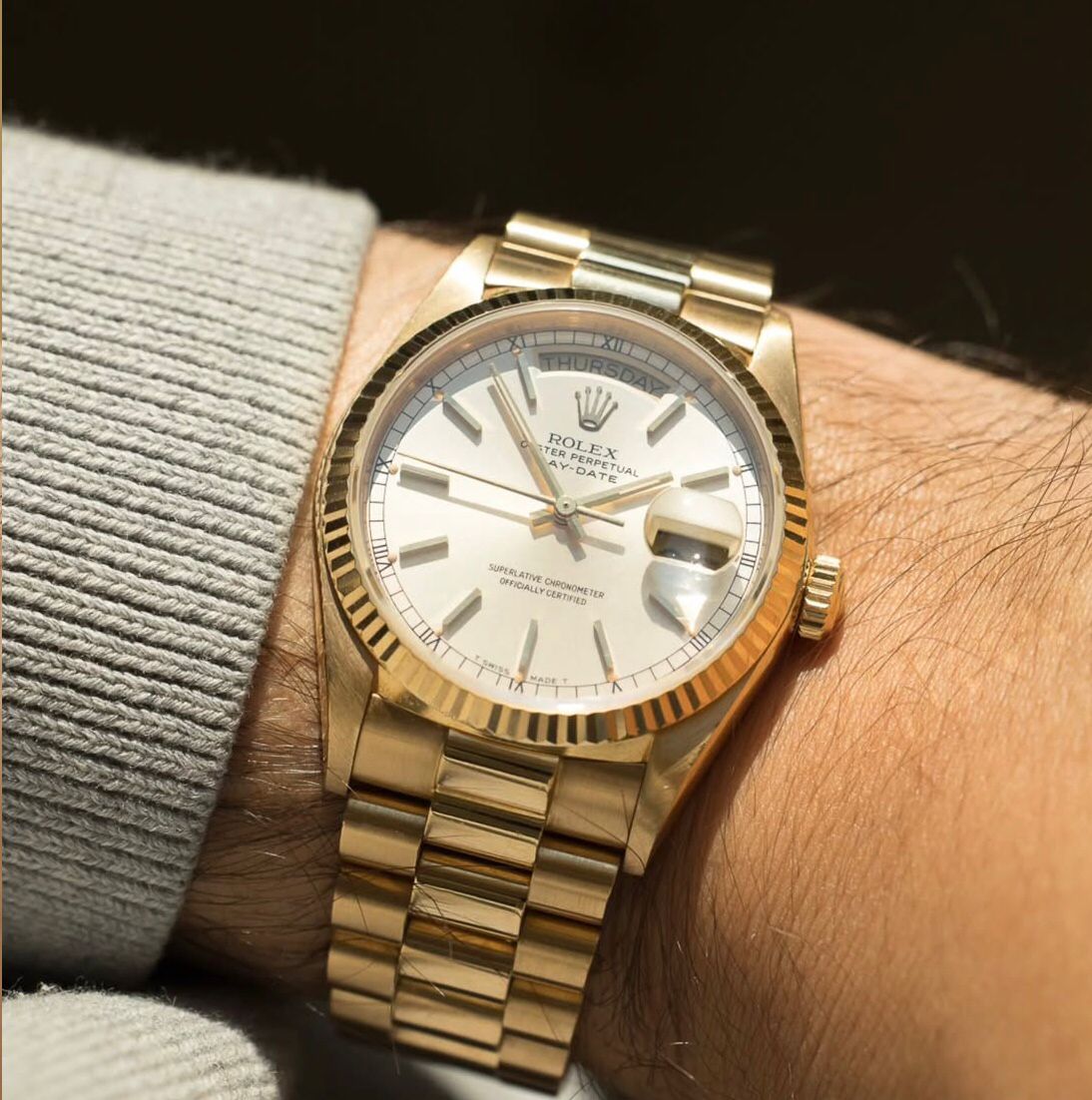 Rolex Oyster Perpetual Day-Date 36 | President bracelet in Gold