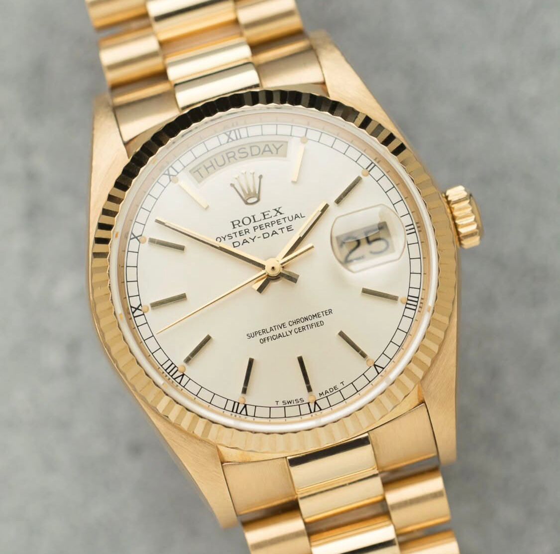 Rolex Oyster Perpetual Day-Date 36 | President bracelet in Gold