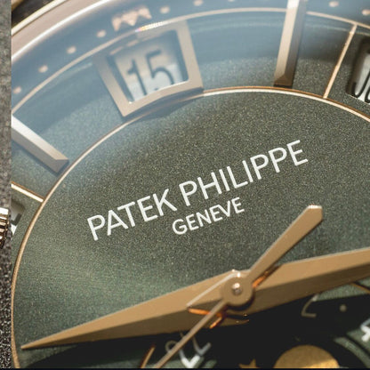 Patek Philippe Annual Calendar 18K Olive Green Dial