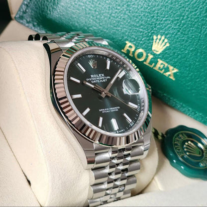 Rolex Oyster Perpetual Datejust 36mm “Mint Green Index Dial” Stainless Steel 126234