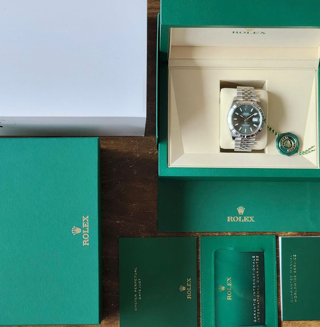 Rolex Oyster Perpetual Datejust 36mm “Mint Green Index Dial” Stainless Steel 126234