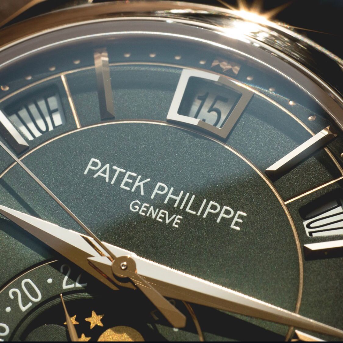 Patek Philippe Annual Calendar 18K Olive Green Dial