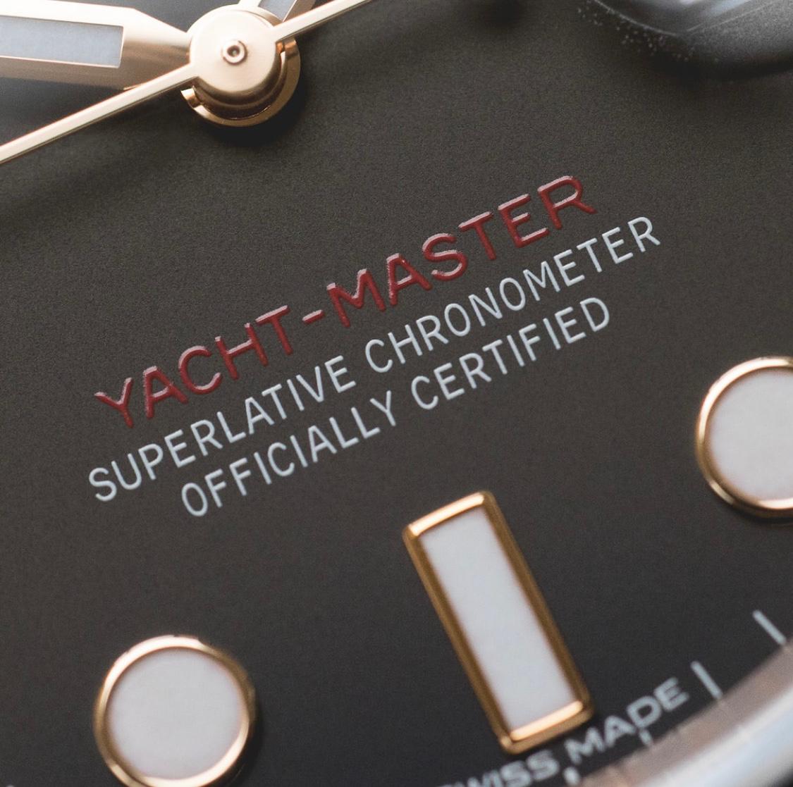 Rolex Yacht Master Rose Gold Oysterflex Watch