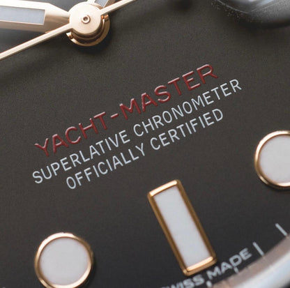 Rolex Yacht Master Rose Gold Oysterflex Watch