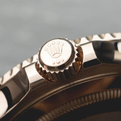 Rolex Yacht Master Rose Gold Oysterflex Watch