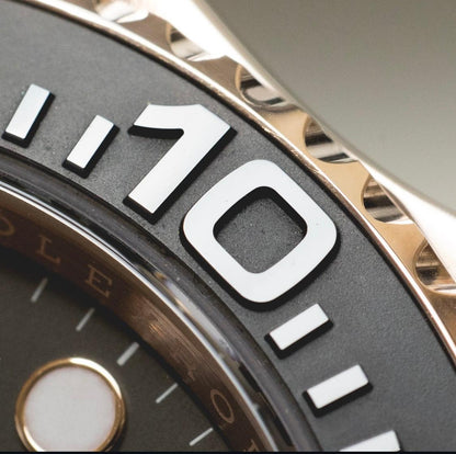 Rolex Yacht Master Rose Gold Oysterflex Watch