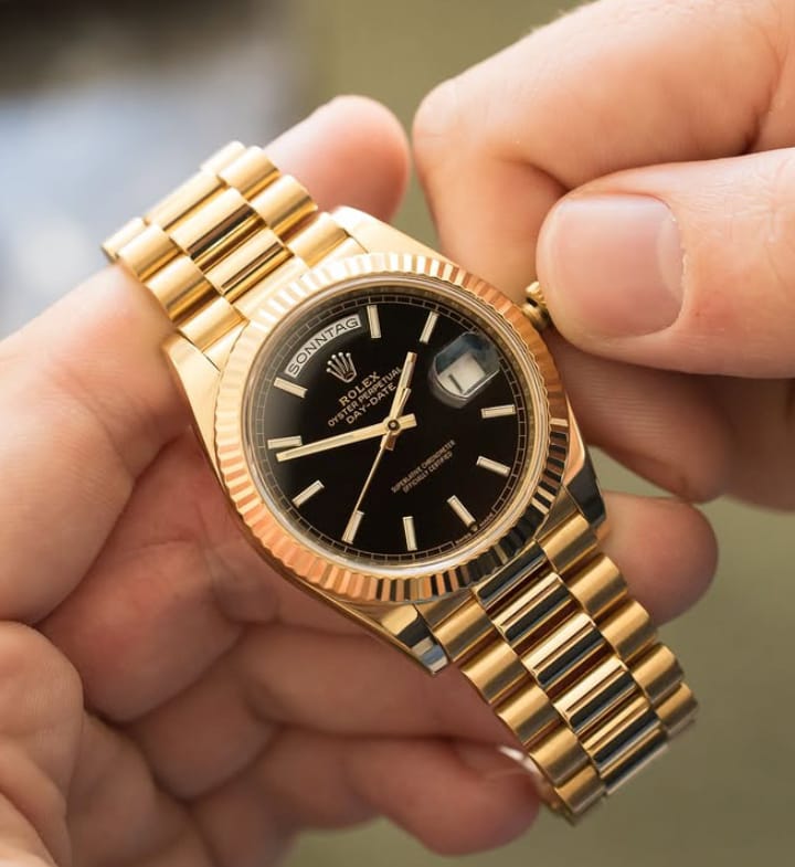 Rolex Day-Date 40, also known as the "President Watch".