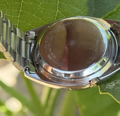 Vintage Seiko 5 Automatic 7009 Salmon Dial 17 Jewel Refurbished WristWatch