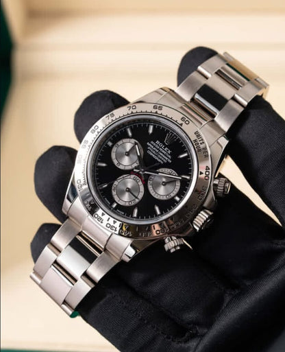 Rolex Daytona 40mm 126509 White Gold Black Dial