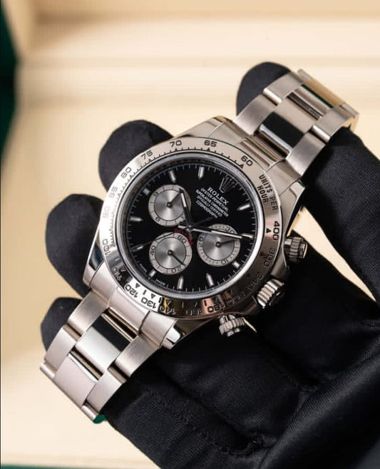 Rolex Daytona 40mm 126509 White Gold Black Dial