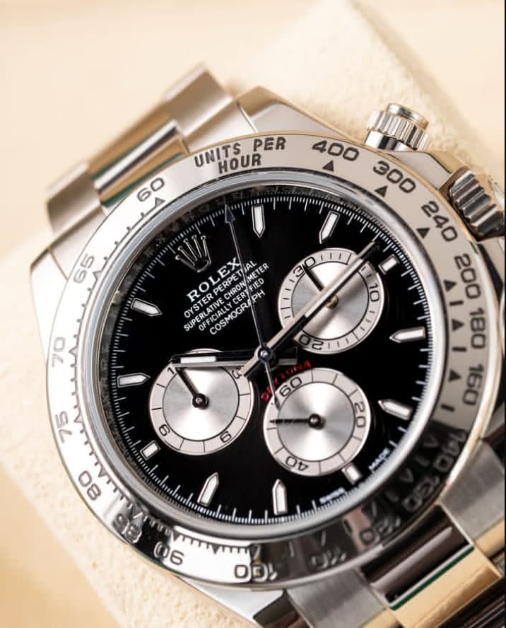 Rolex Daytona 40mm 126509 White Gold Black Dial