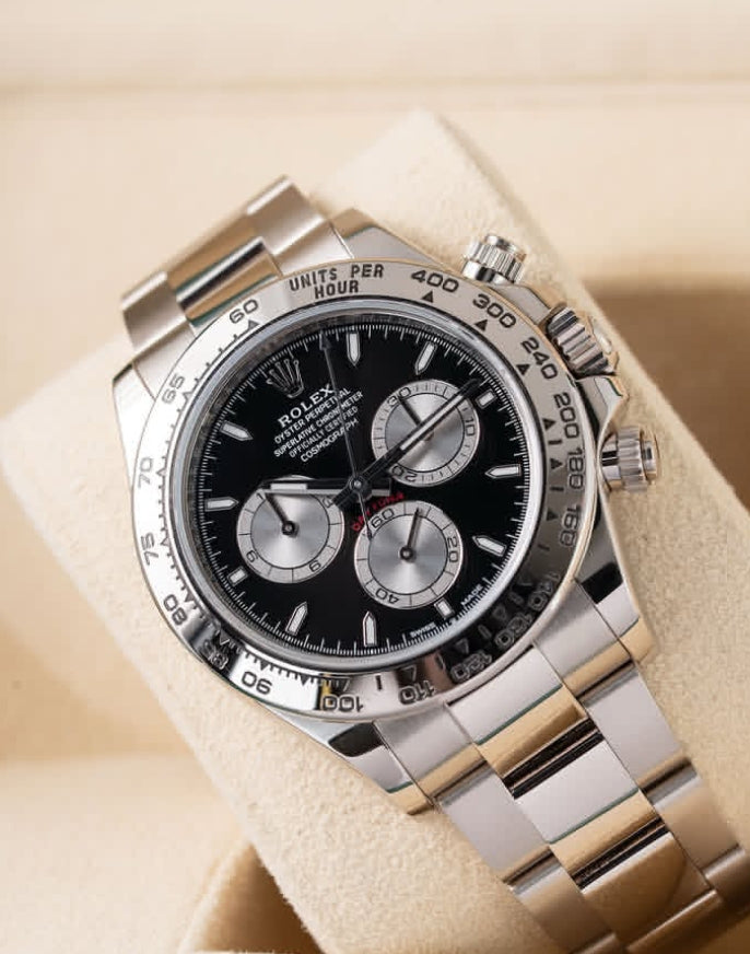 Rolex Daytona 40mm 126509 White Gold Black Dial