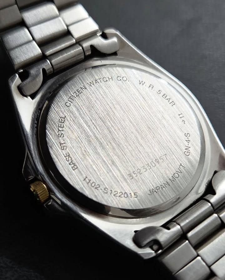 Citizen Men’s Quartz Two-Tone Bracelet Watch With Black Dial BF0584-56E