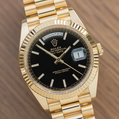 Rolex Day-Date 40, also known as the "President Watch".