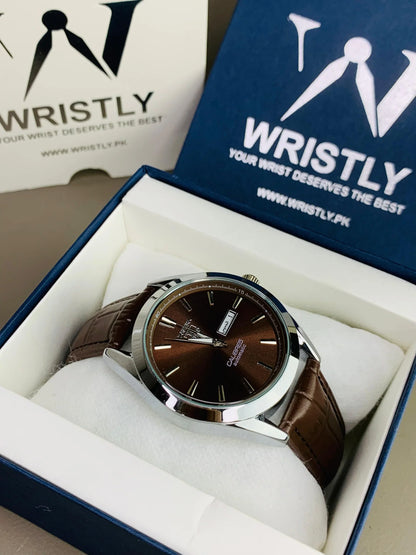 Carrera Calibre 5 – Luxury Swiss Watch – Leather Strap – S-739