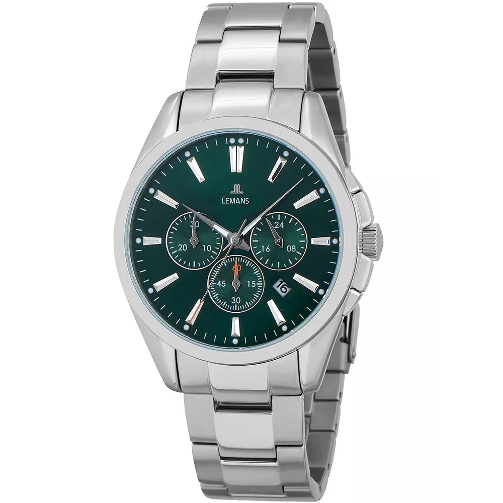 Dinar Leman Chronograph Luxury Stainless Steel Watch