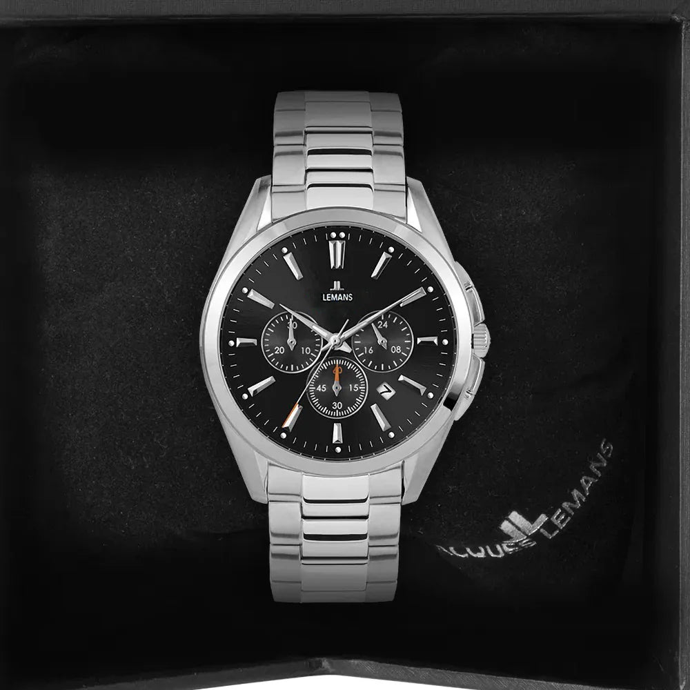 Dinar Leman Chronograph Luxury Stainless Steel Watch