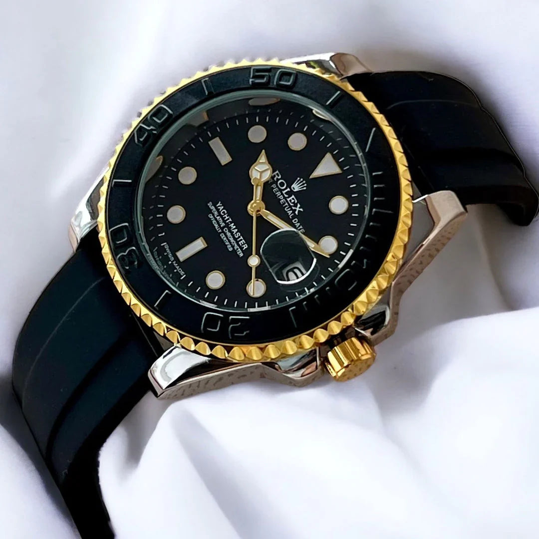 Rolex Yacht Master Gold Oysterflex Watch