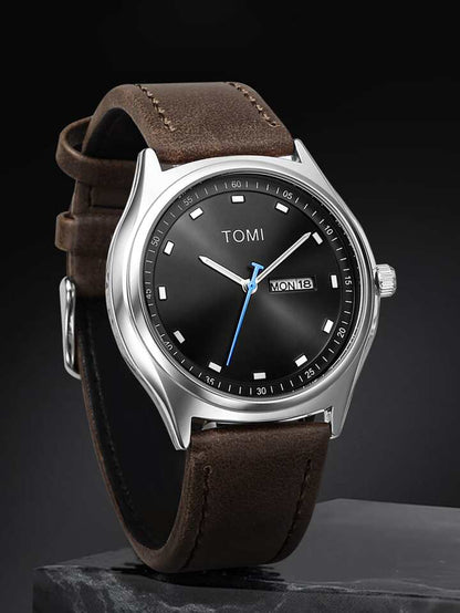 TOMI T-030 Men's Watch Date Day, Strap Watch